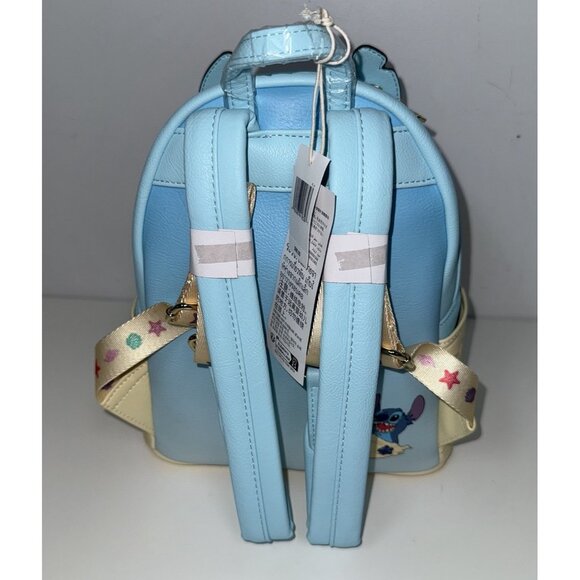 Disney Parks Loungefly Stitch & Scrump Backpack Beach Day Sand Castle 2024 NEW